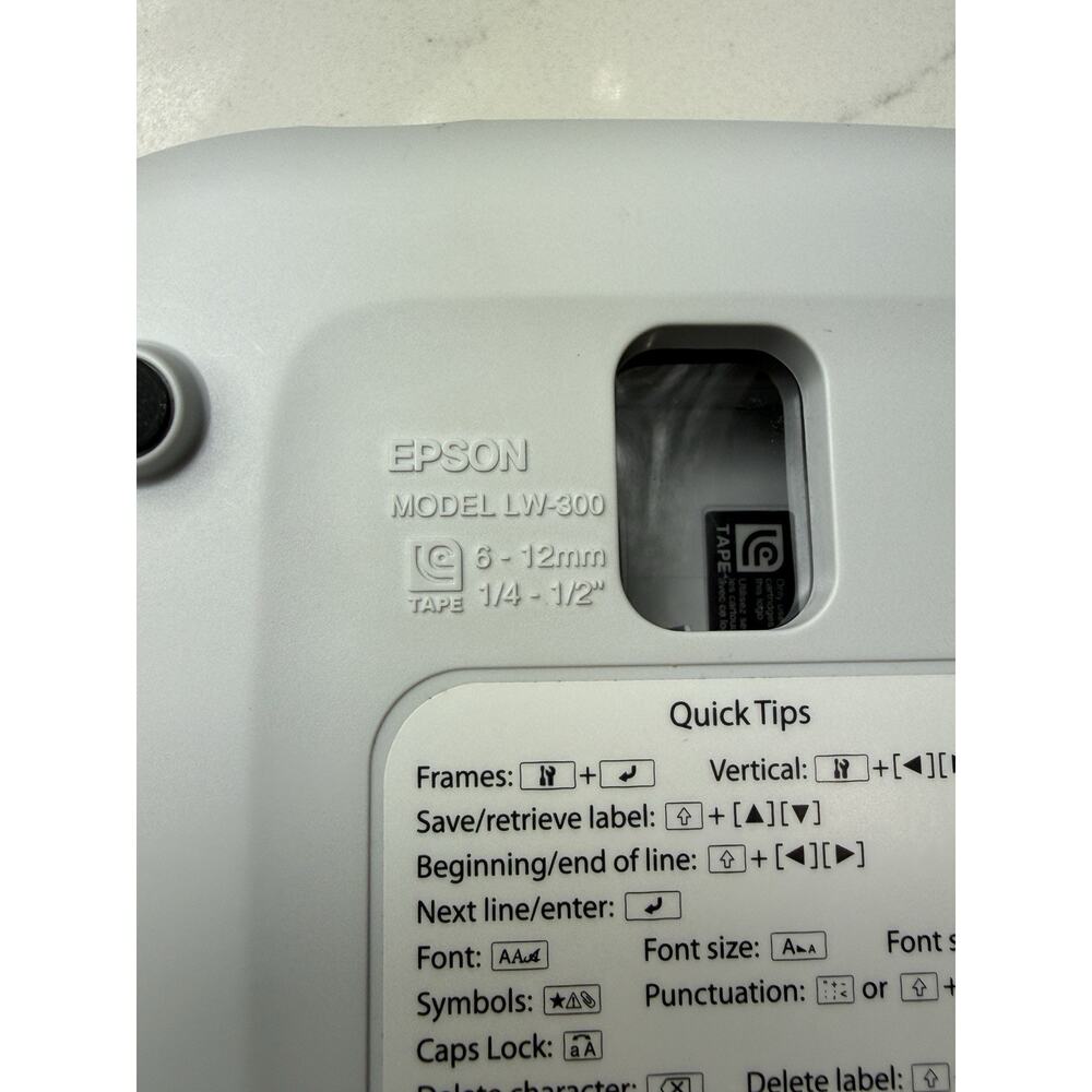 EPSON LABELWORKS LW-300 CREATE FILE LABELS PRINTER (Only Works When Plugged In) - Picture 3 of 10